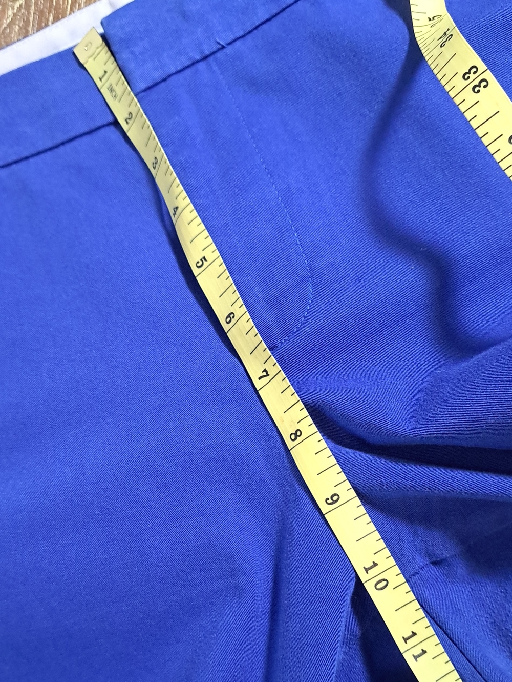a.n.a Women’s Slacks Cobalt Blue Dress Pants Pockets Zipper Belt Loops Size 14 - Picture 10 of 12